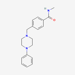 N-methyl-4-[(4-phenyl-1-piperazinyl)methyl]benzamide