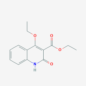 molecular formula C14H15NO4 B6082891 ethyl 4-ethoxy-2-oxo-1,2-dihydro-3-quinolinecarboxylate 