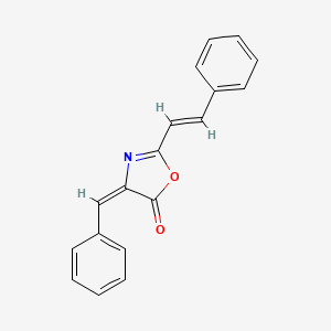 molecular formula C18H13NO2 B6082910 4-benzylidene-2-(2-phenylvinyl)-1,3-oxazol-5(4H)-one CAS No. 40913-25-5