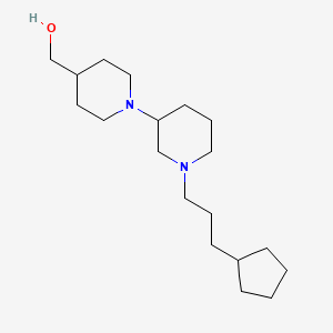 [1'-(3-cyclopentylpropyl)-1,3'-bipiperidin-4-yl]methanol