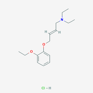 molecular formula C16H26ClNO2 B6083407 [4-(2-ethoxyphenoxy)but-2-en-1-yl]diethylamine hydrochloride 