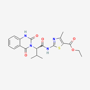molecular formula C20H22N4O5S B608343 Kif15-IN-1 CAS No. 672926-32-8
