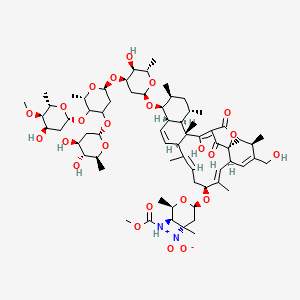 molecular formula C67H100N2O24 B608344 Kijanimicin CAS No. 78798-08-0