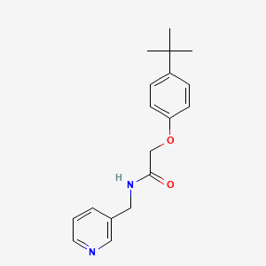 molecular formula C18H22N2O2 B6083443 2-(4-tert-butylphenoxy)-N-(3-pyridinylmethyl)acetamide 