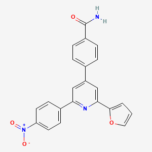molecular formula C22H15N3O4 B608352 KJ Pyr 9 CAS No. 581073-80-5