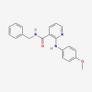 molecular formula C20H19N3O2 B6083568 N-benzyl-2-[(4-methoxyphenyl)amino]nicotinamide CAS No. 65423-36-1