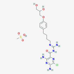 molecular formula C20H30ClN7O7S B608359 KM-003（亚硫酸盐） CAS No. 587879-54-7