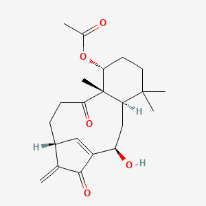 molecular formula C22H30O5 B608365 Kongensin A CAS No. 885315-96-8