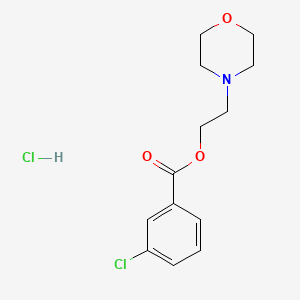 molecular formula C13H17Cl2NO3 B6084075 2-(4-morpholinyl)ethyl 3-chlorobenzoate hydrochloride 