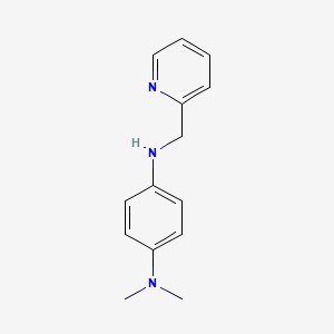 molecular formula C14H17N3 B608411 N,N-二甲基-N'-(2-吡啶基甲基)-1,4-苯二胺 CAS No. 52688-60-5