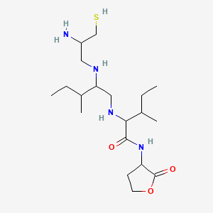 molecular formula C19H38N4O3S B608428 Nampamp-异亮氨酸-hse 内酯 CAS No. 149786-89-0