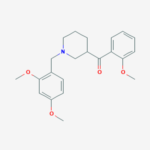 [1-(2,4-dimethoxybenzyl)-3-piperidinyl](2-methoxyphenyl)methanone