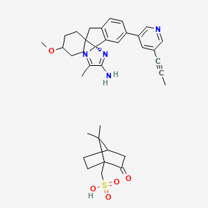 molecular formula C36H44N4O5S B608444 拉那贝司他坎西酸盐 CAS No. 1522418-41-2