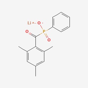 molecular formula C16H16LiO3P B608461 苯基(2,4,6-三甲基苯甲酰)次膦酸锂 CAS No. 85073-19-4