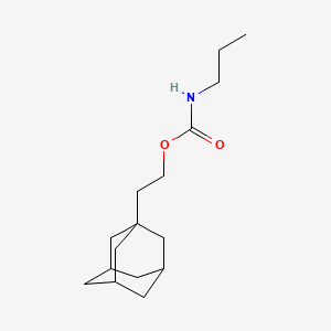 molecular formula C16H27NO2 B6084804 2-(1-adamantyl)ethyl propylcarbamate 