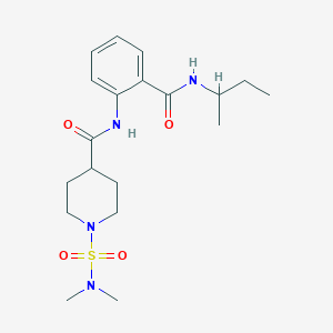 N-{2-[(sec-butylamino)carbonyl]phenyl}-1-[(dimethylamino)sulfonyl]-4-piperidinecarboxamide