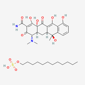 B608484 Tetracycline lauryl sulfate CAS No. 5821-53-4
