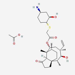 molecular formula C30H49NO7S B608511 Lefamulin acetate CAS No. 1350636-82-6