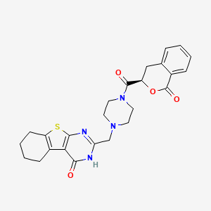 molecular formula C25H26N4O4S B608515 d]pyrimidin-4(3H)-one CAS No. 1814881-70-3