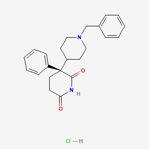 molecular formula C23H27ClN2O2 B608535 盐酸左乙拉西坦 CAS No. 21888-97-1