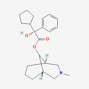 molecular formula C22H31NO3 B608544 Levo-phencynonate CAS No. 230313-75-4