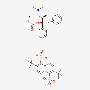 molecular formula C40H53NO8S2 B608546 左丙氧芬二丁酸酯 CAS No. 31852-19-4