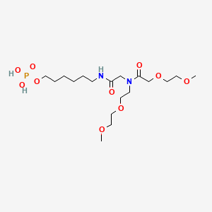 molecular formula C18H37N2O10P B608548 Lexaptepid pegol CAS No. 1390631-57-8