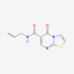 molecular formula C10H9N3O2S B6085506 N-allyl-5-oxo-5H-[1,3]thiazolo[3,2-a]pyrimidine-6-carboxamide 