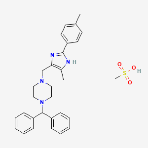 molecular formula C30H36N4O3S B608571 利法利嗪甲磺酸盐 CAS No. 130565-83-2