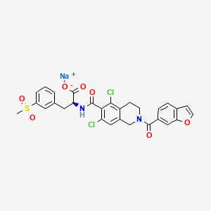 molecular formula C29H23Cl2N2NaO7S B608573 利菲格拉斯特钠 CAS No. 1119276-80-0