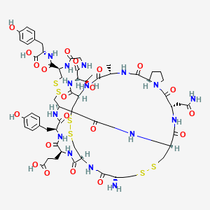 molecular formula C59H79N15O21S6 B608579 利那洛肽 CAS No. 851199-59-2