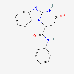 2-oxo-N-phenyl-1,2,3,4-tetrahydropyrimido[1,2-a]benzimidazole-4-carboxamide