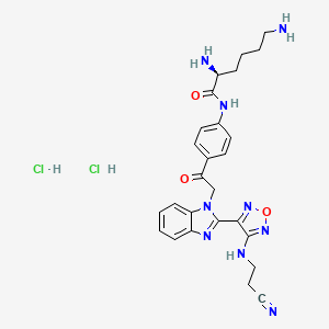 molecular formula C26H31Cl2N9O3 B608594 利沙伐布林二盐酸盐 CAS No. 1387574-54-0