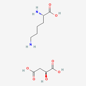 molecular formula C10H20N2O7 B608611 L-赖氨酸 (S)-马来酸盐 CAS No. 71555-10-7