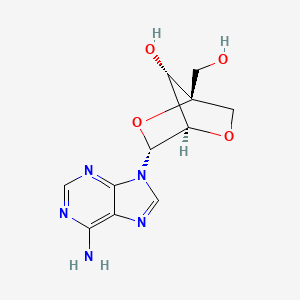 molecular formula C11H13N5O4 B608617 LNA-腺苷 CAS No. 206055-70-1
