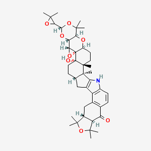 molecular formula C42H55NO8 B608623 Lolitrem A CAS No. 81771-20-2