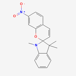 molecular formula C19H18N2O3 B6086271 1',3',3'-trimethyl-7-nitro-1',3'-dihydrospiro[chromene-2,2'-indole] 