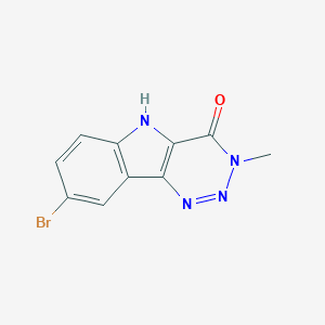 molecular formula C10H7BrN4O B6086514 8-bromo-3-methyl-3,5-dihydro-4H-[1,2,3]triazino[5,4-b]indol-4-one 