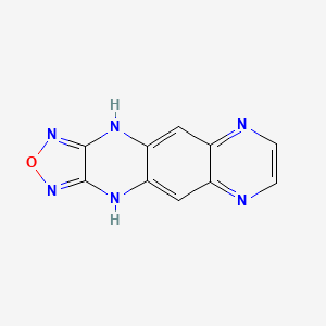 molecular formula C10H6N6O B6086536 4,11-dihydro[1,2,5]oxadiazolo[3,4-b]pyrazino[2,3-g]quinoxaline 