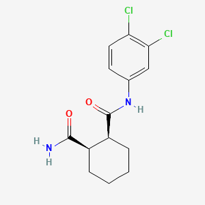 B608672 (1S,2R)-N1-(3,4-dichlorophenyl)cyclohexane-1,2-dicarboxamide CAS No. 1445605-23-1