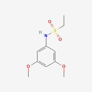 molecular formula C10H15NO4S B6086808 N-(3,5-dimethoxyphenyl)ethanesulfonamide 