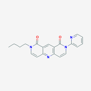 molecular formula C20H18N4O2 B6086909 2-butyl-8-(2-pyridinyl)pyrido[4,3-b]-1,6-naphthyridine-1,9(2H,8H)-dione 
