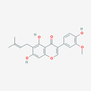 molecular formula C21H20O6 B608697 Lupisoflavone CAS No. 85966-81-0