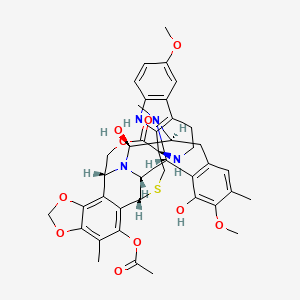 molecular formula C41H44N4O10S B608698 Lurbinectedin CAS No. 497871-47-3