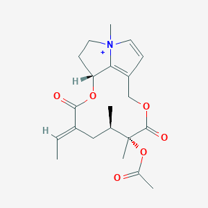 molecular formula C21H28NO6+ B608703 LX-201 阳离子 CAS No. 71673-82-0