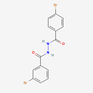 molecular formula C14H10Br2N2O2 B6087497 3-bromo-N'-(4-bromobenzoyl)benzohydrazide 