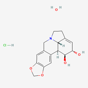molecular formula C16H20ClNO5 B608753 盐酸石蒜碱一水合物 CAS No. 6150-58-9