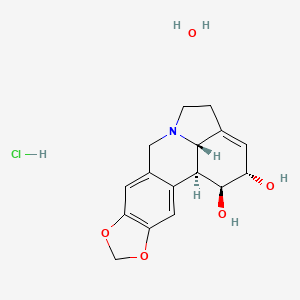 molecular formula C16H20ClNO5 B608753 リコリン塩酸塩一水和物 CAS No. 6150-58-9