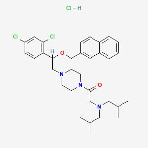 molecular formula C33H44Cl3N3O2 B608758 LYN-1604 hydrochloride CAS No. 2216753-86-3