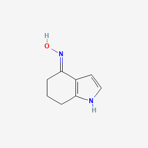 molecular formula C8H10N2O B6087716 1,5,6,7-四氢-4H-吲哚-4-酮肟 CAS No. 27866-27-9